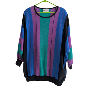 TopNotch Vintage Multicolor Striped Sweater